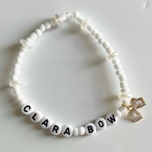Taylor Swift Eras Tour Friendship Bracelet Clara Bow with Bow Bead TTPD